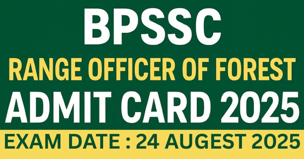BPSSC Range Officer of Forest