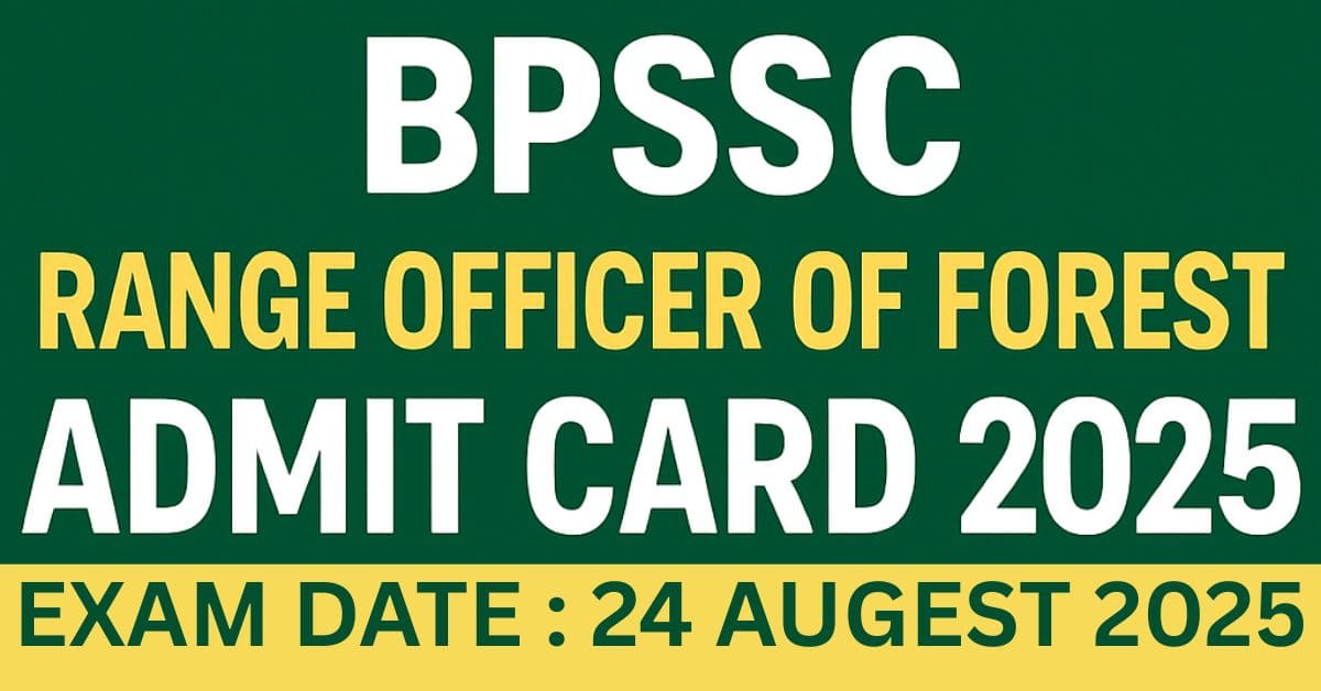 BPSSC Range Officer of Forest