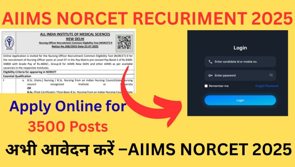 SGPGI Nursing Officer Bharti 2025