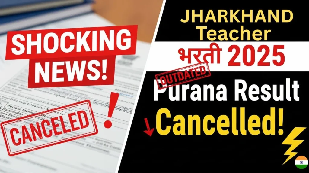 Jharkhand Teacher Recruitment 2025 "SHOCKING NEWS!