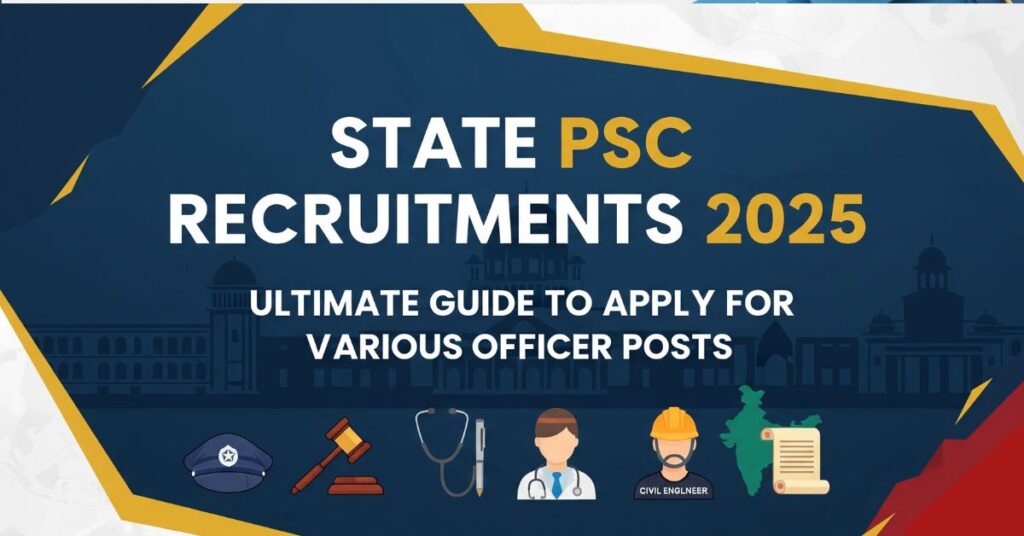 State PSC Recruitments 2025
