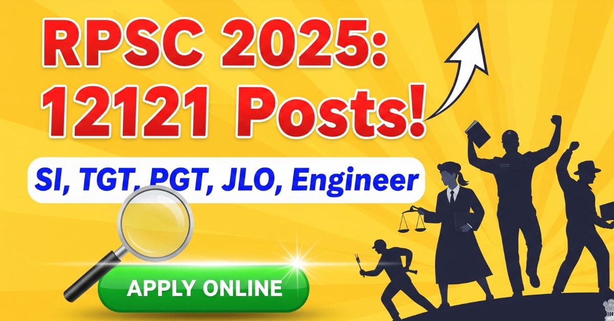 RPSC Recruitment 2025