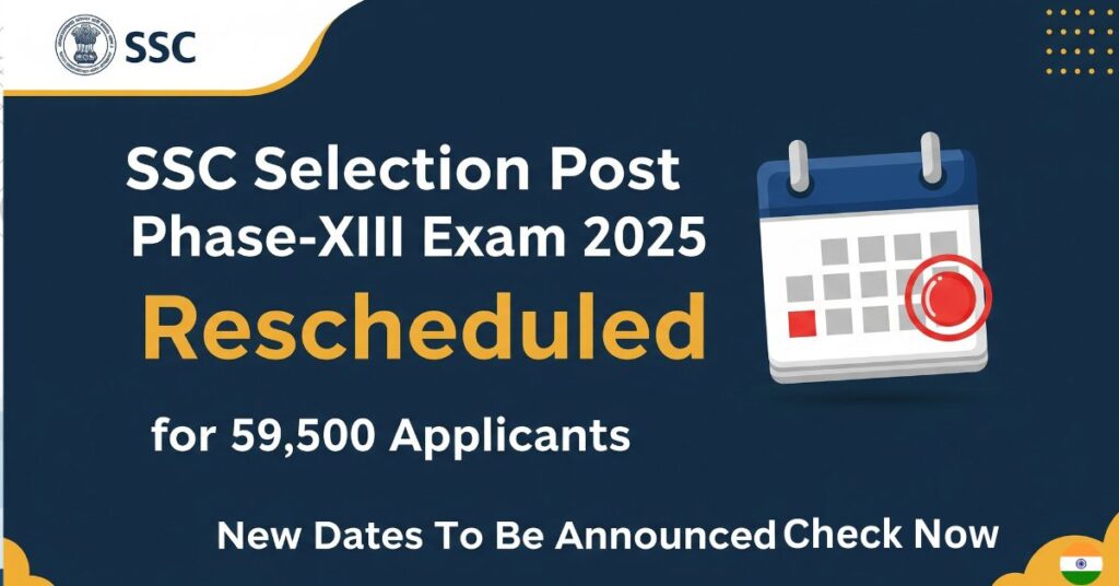 Selection Posts/Phase-XIII Examination-2025